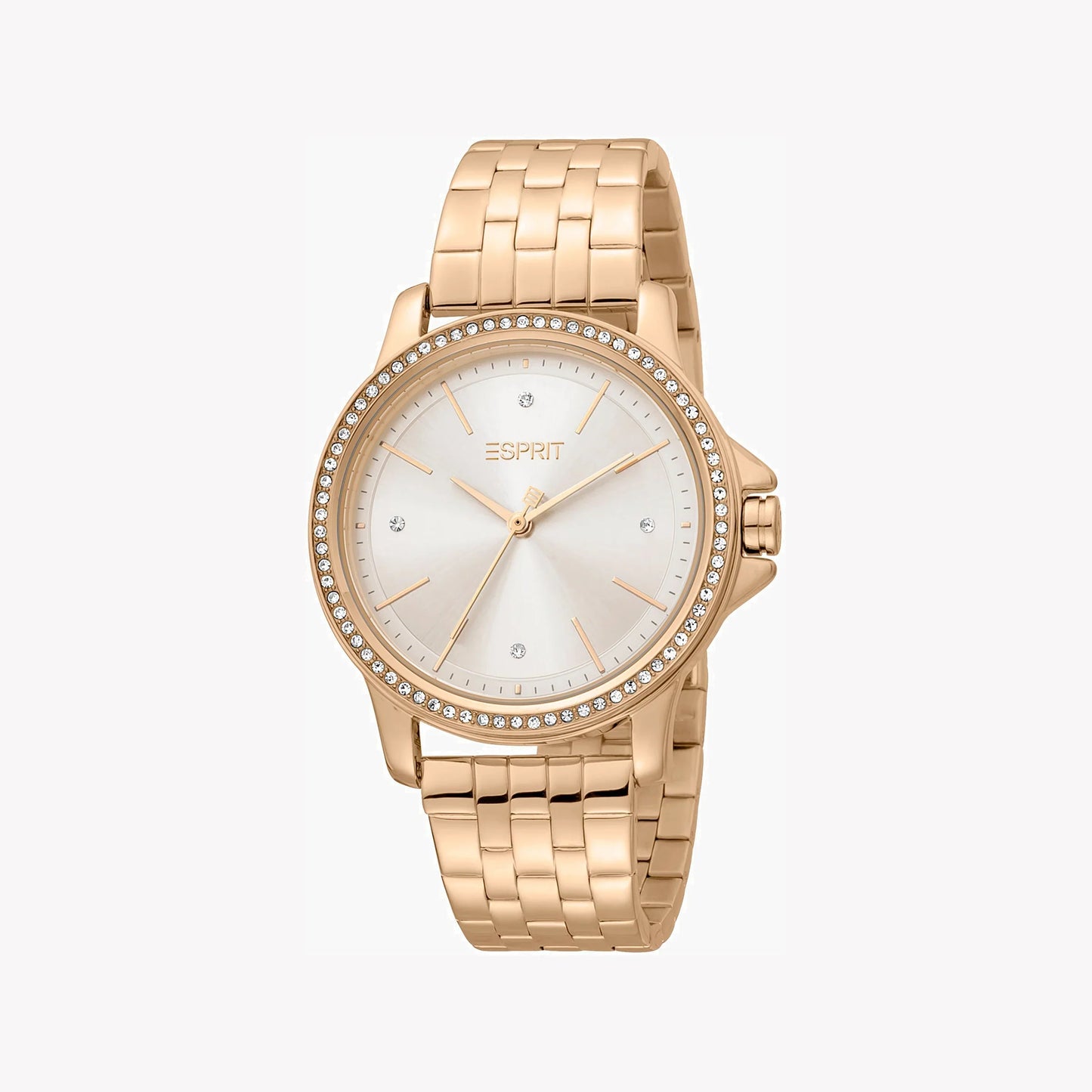 Esprit Women's Rose Gold Watch, Silver Dial | ES1L158M0045-0