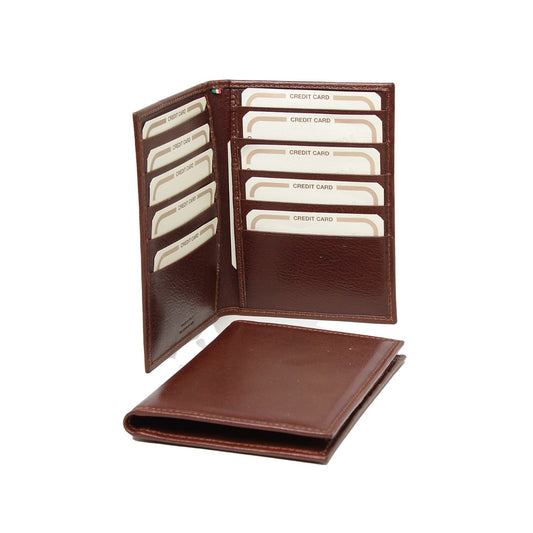Leather Card Holder with RFID Protection-0