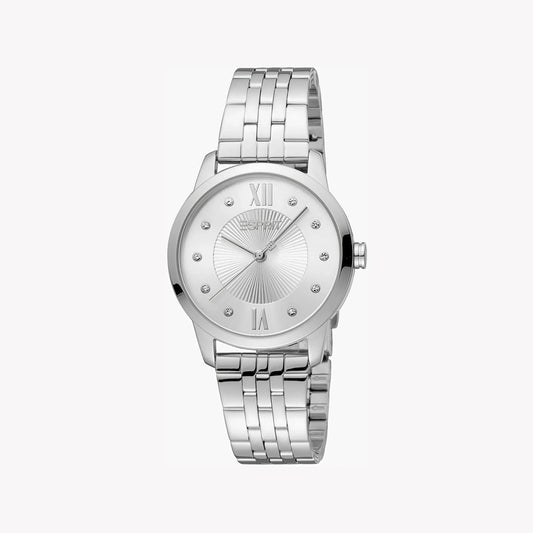 Esprit Women's Silver Stainless Steel Watch, Silver Dial |  ES1L196M0015-0