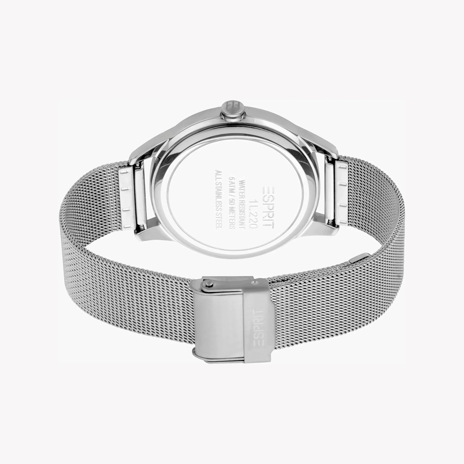 Esprit Women's Silver Stainless Steel Watch, Silver Dial | ES1L202M0045-2
