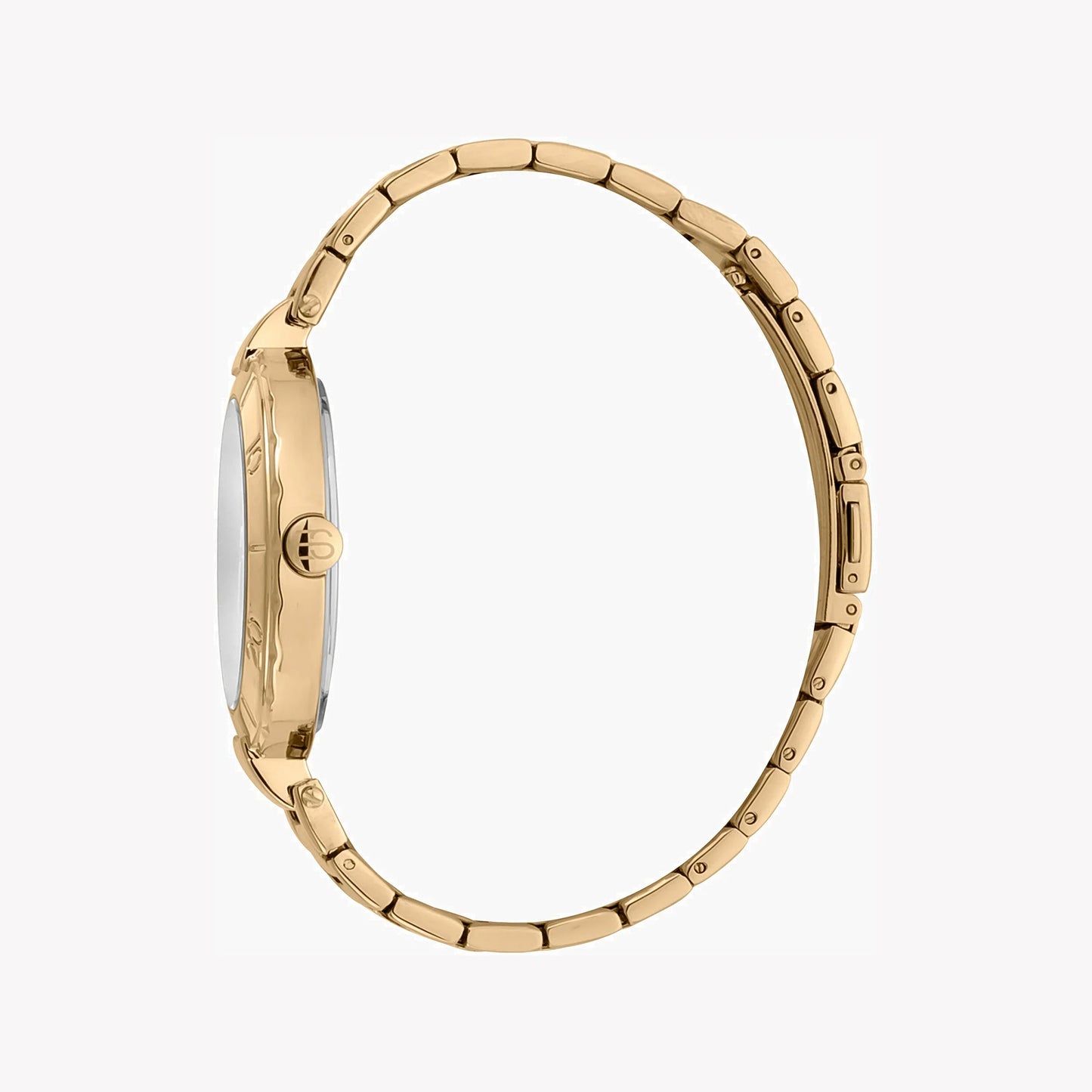 Esprit Women's Gold Stainless Steel Watch, Silver Dial | ES1L063M0055-1