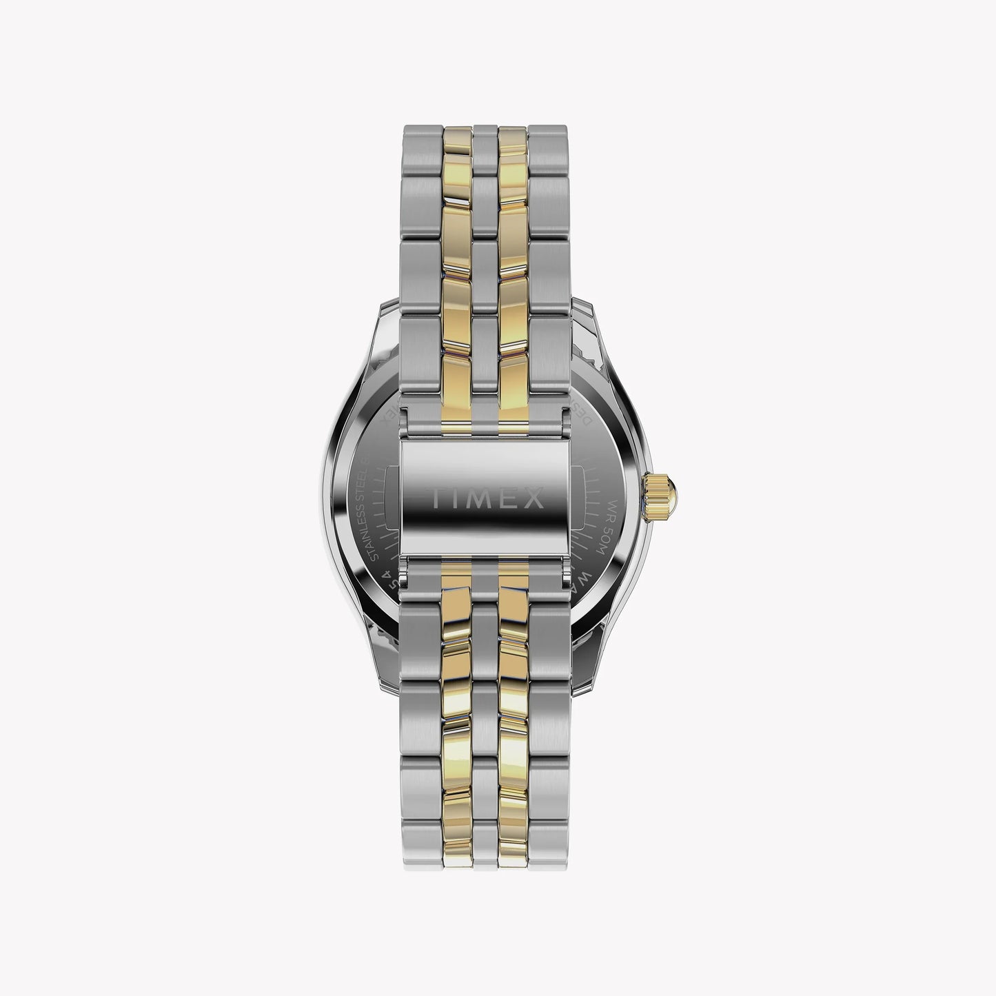 Timex Women's Two-tone Watch, Silver Dial | TW2W17900-2