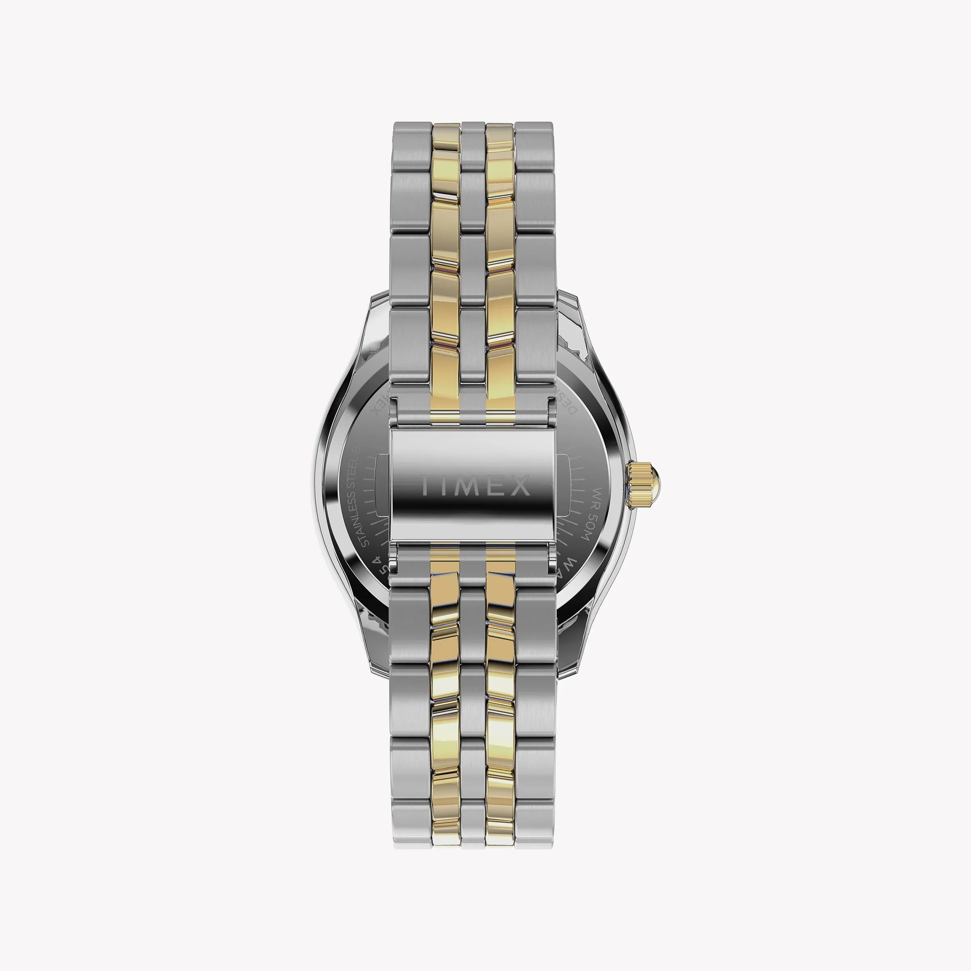 Timex Women's Two-tone Watch, Silver Dial | TW2W17900-2