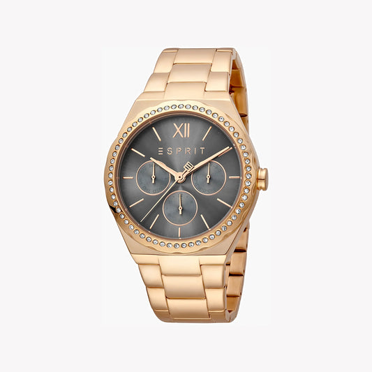 Esprit Women's Rose Gold Watch, Grey Dial | ES1L052M0015-0