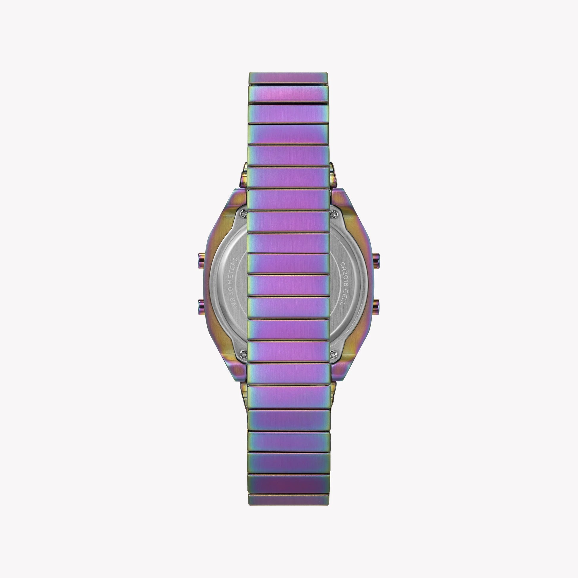 Timex Women's Purple Stainless Steel Watch, Digital Display | T80-2