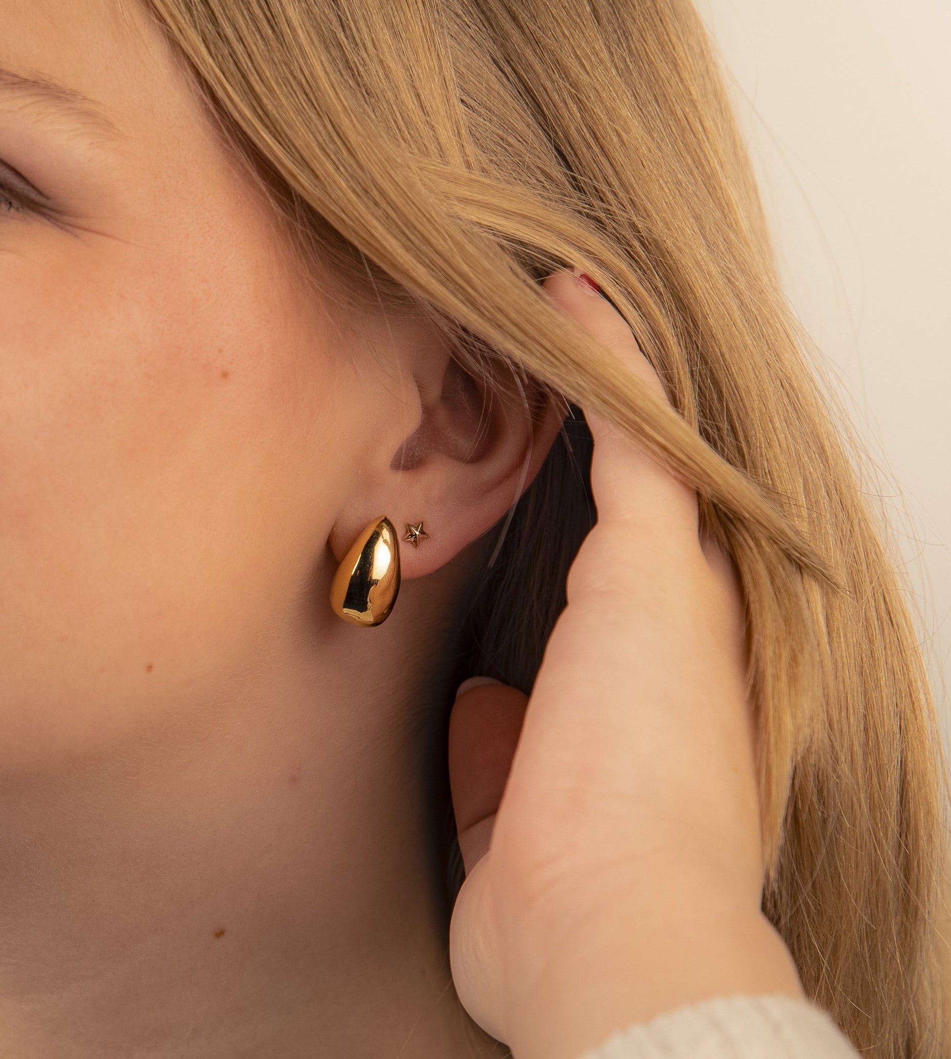 Oorbellen Druppel Goudkleur JE049G-1