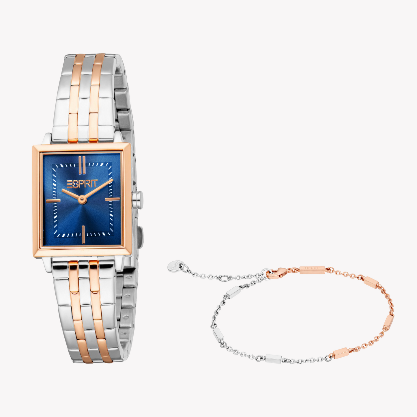 ESPRIT Women's Silver/Rose Gold Watch | ES1L499M0065-0