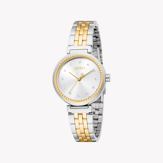 ESPRIT Women's Silver & Gold Watch | ES1L506M0075-0