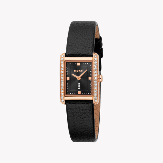 ESPRIT Women's Rose Gold/Black Watch | ES1L512L0025-0