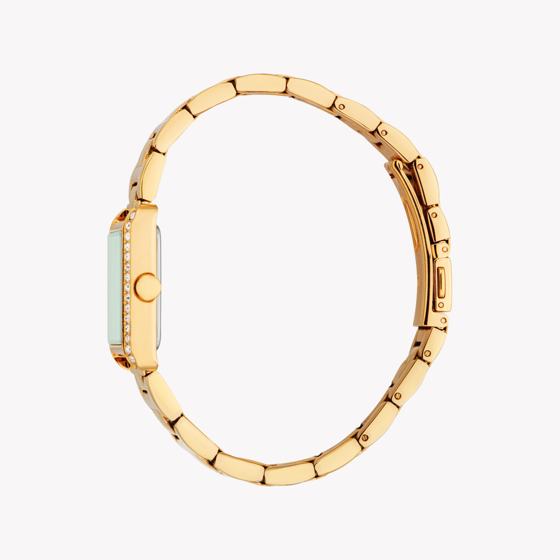 ESPRIT Women's Gold Stainless Steel, Dark Green | ES1L512M0055-2