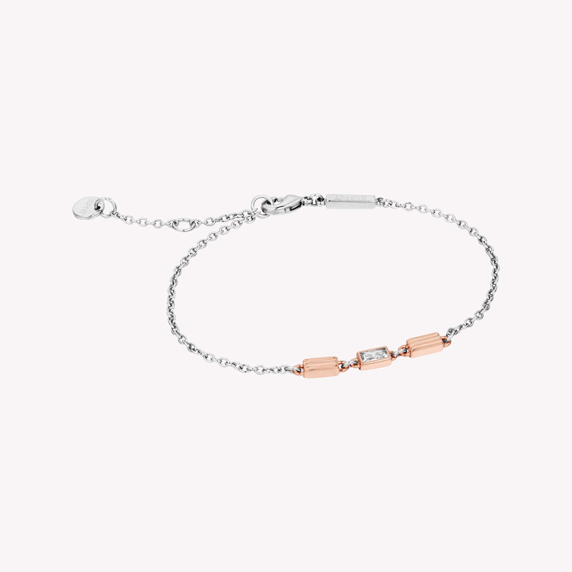 ESPRIT Women's Silver/Rose Gold Watch | ES1L519M0055-4