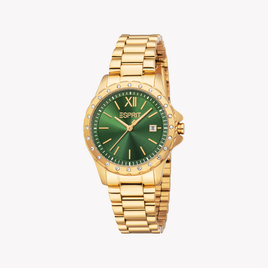 ESPRIT Women's Gold Stainless Steel Watch | ES1L522M0055-0