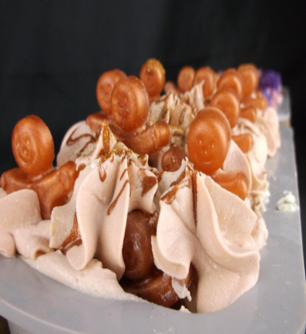 Scrumptuous Gingerbread Soap Slice - Vegan - SLS Free - Cold Process Soap-3