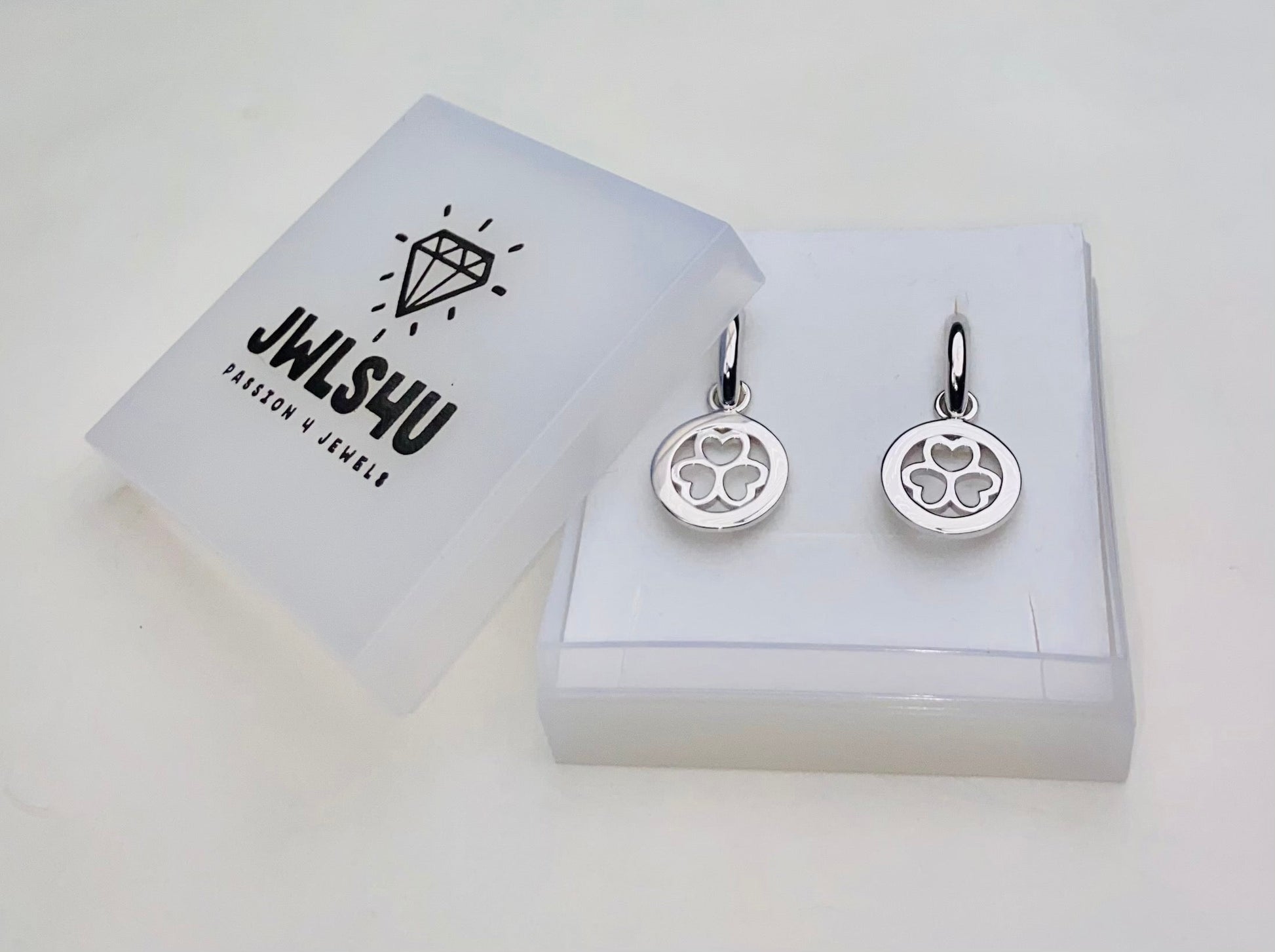 Oorringen met Kruisje Zilver JE013S-2