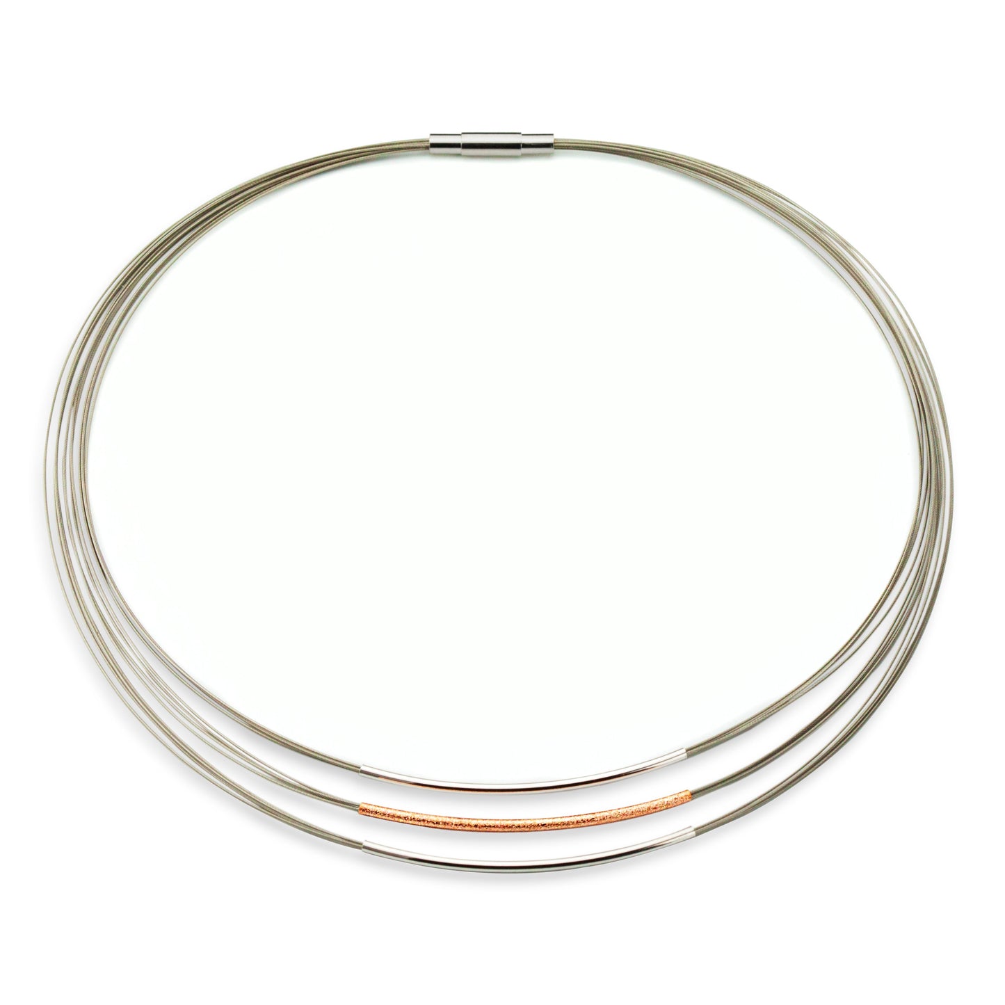 Gala Design Ketting Tripple Round Rosé-Gold J0023-1