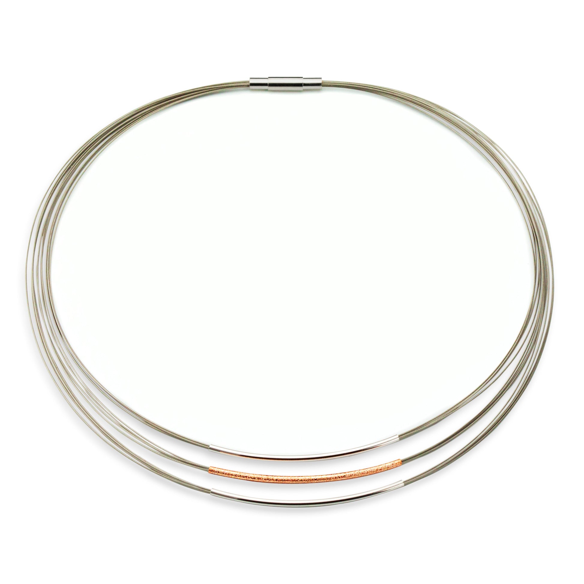 Gala Design Ketting Tripple Round Rosé-Gold J0023-1
