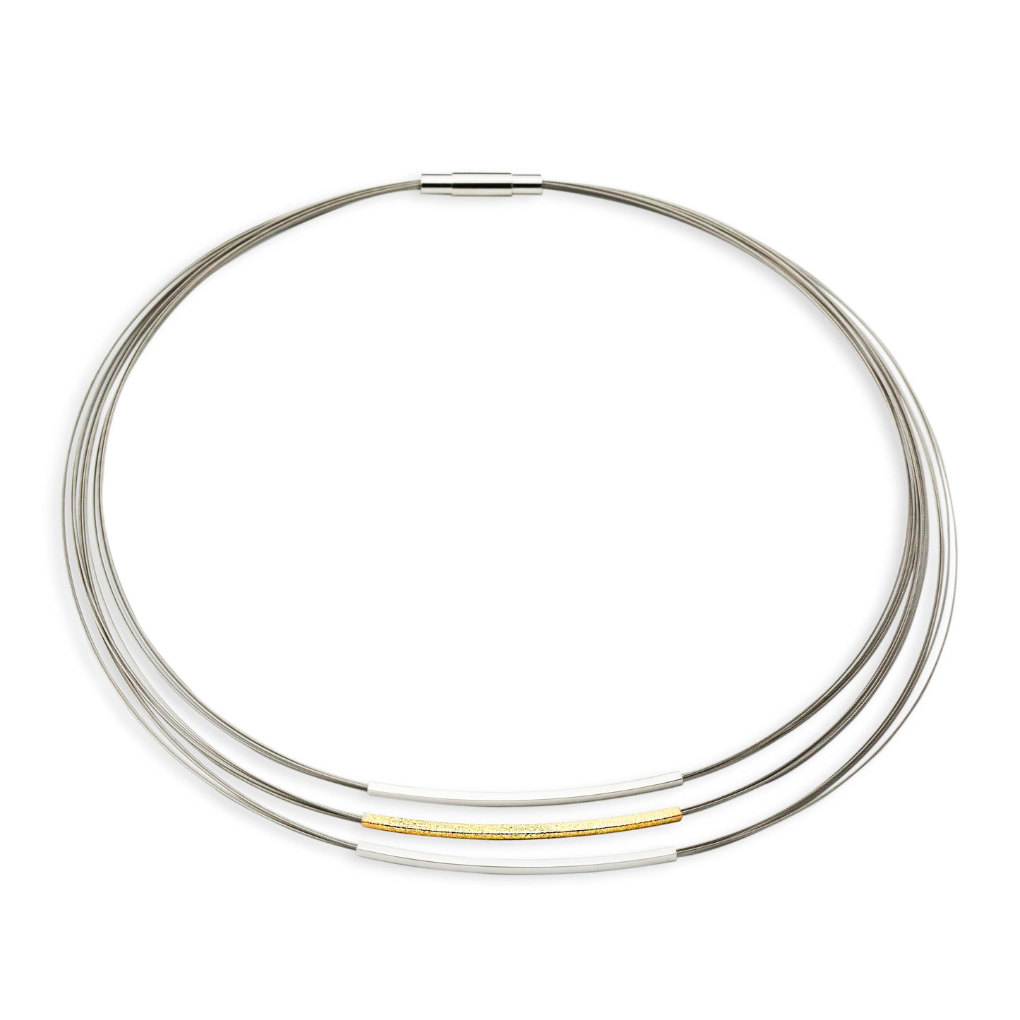 Gala Design Ketting Tripple Square Gold J0032-0