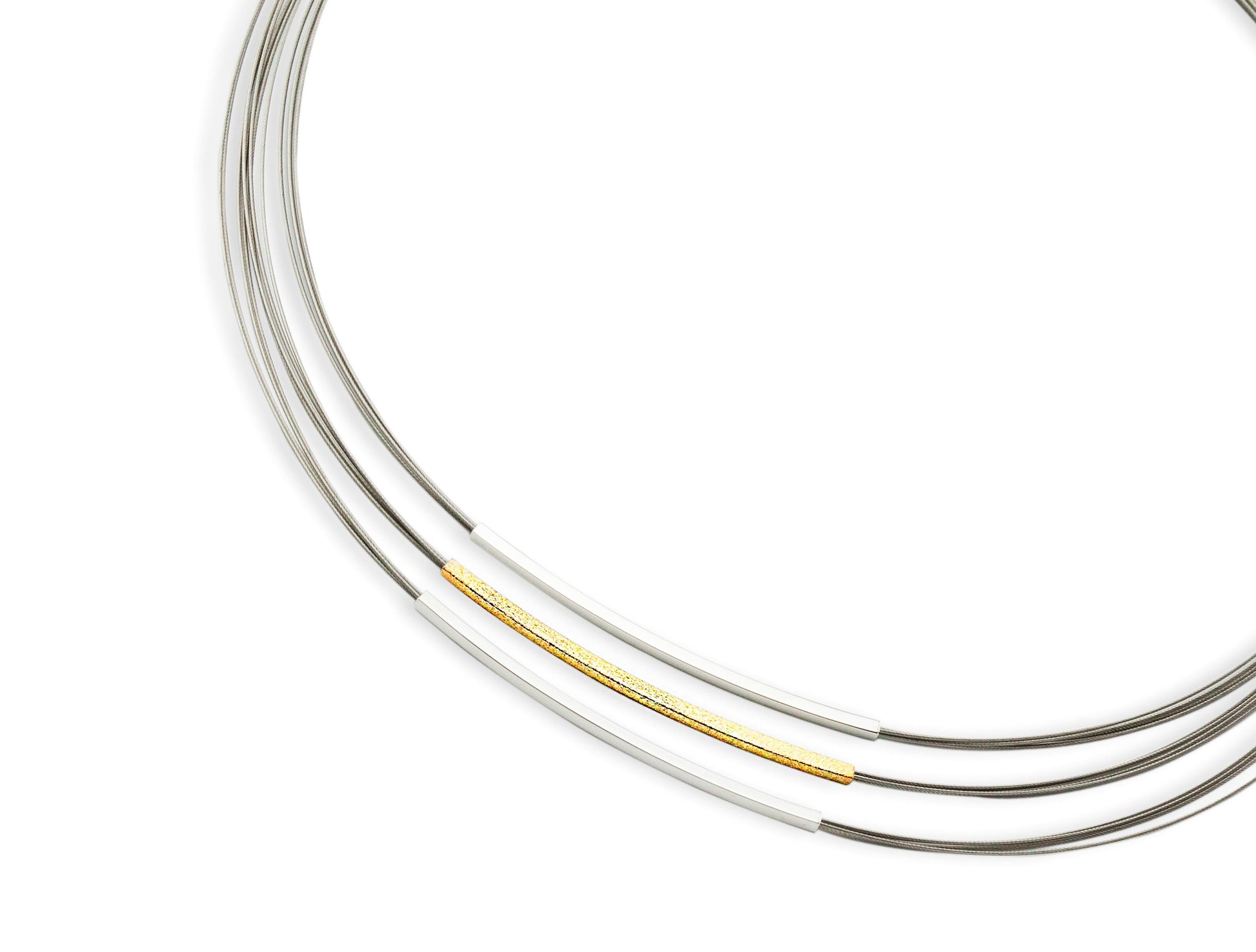 Gala Design Ketting Tripple Square Gold J0032-1