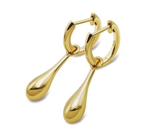 Earparty by Jwls4u Oorringen Druppel JE048G-0