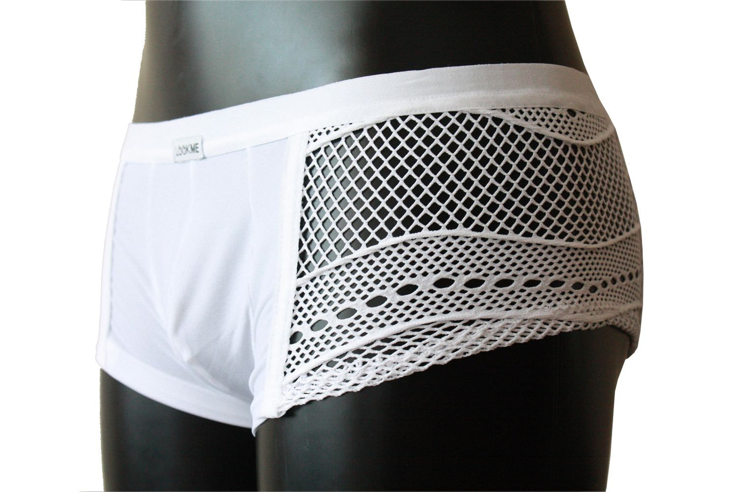 weiße Herren Mini-Pant Visible Man S von Look Me-2