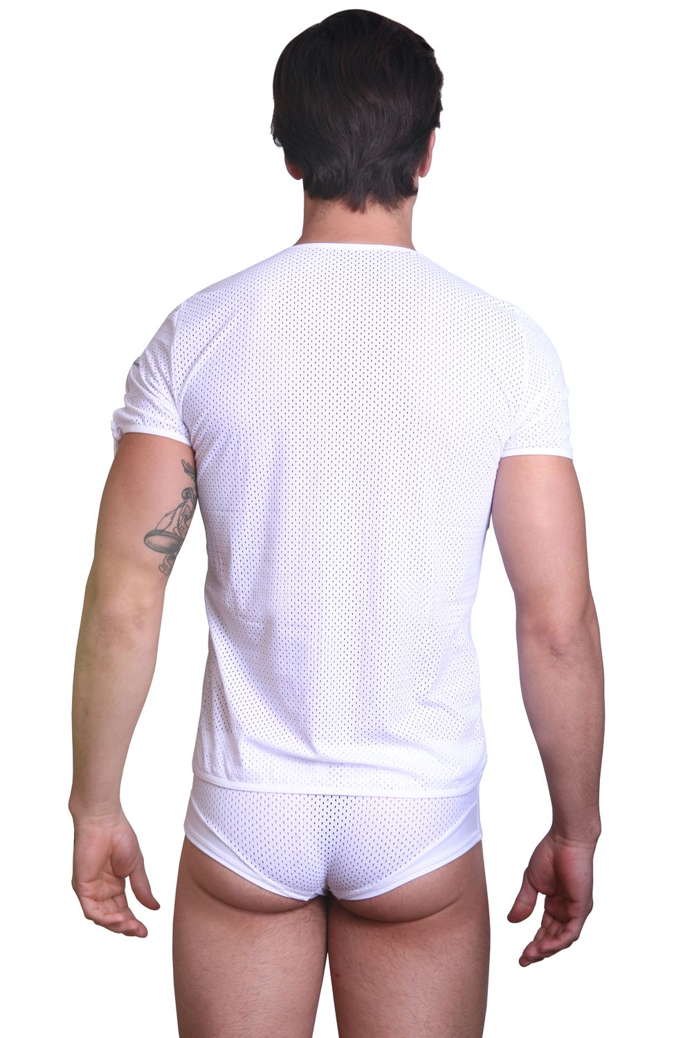 weißes T-Shirt the Shadow S von Look Me-1