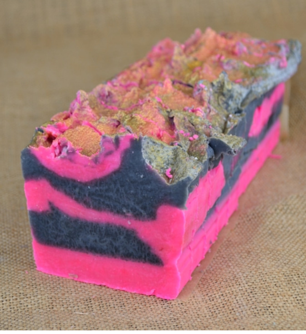 Precious Gold Soap Slice - Vegan - SLS Free - Cold Process Soap-0