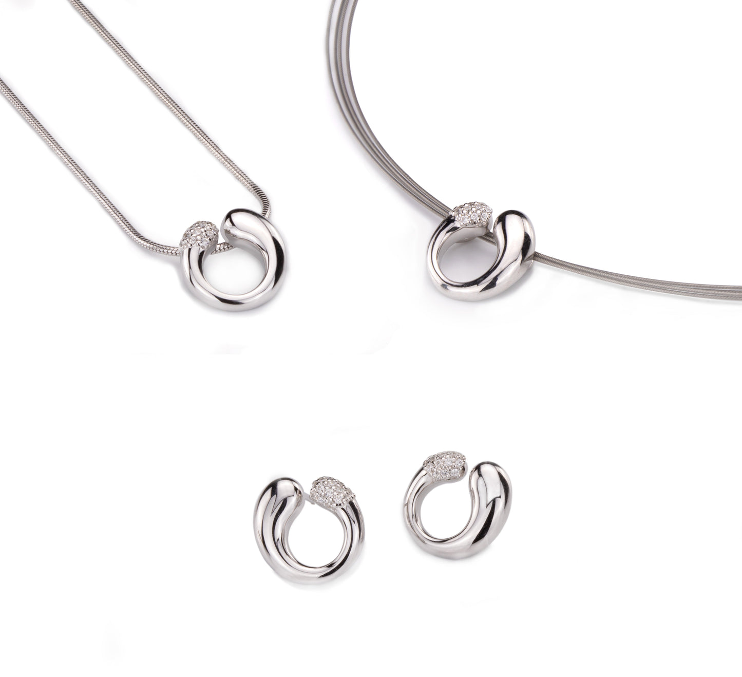 Gala Design oorbellen Snake J0154-1