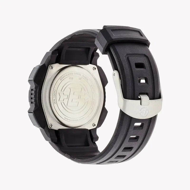 Timex Men's Black Resin Watch, Digital Dial | T49977-2