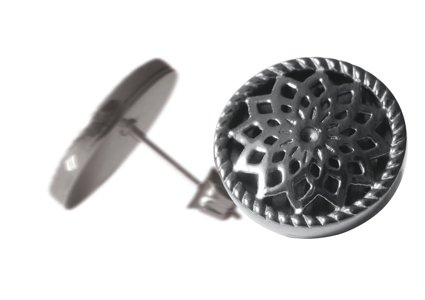 Dreamcatcher Oorbellen Star Grijs TFE01SGR-0