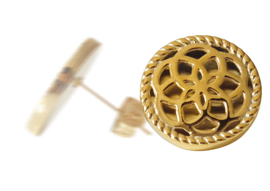 Dreamcatcher Oorbellen Flower Goud TFE02SGO-0