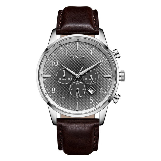 TRNDA Men's Stainless Steel Watch, Gray Dial | TRNDA43MM-0