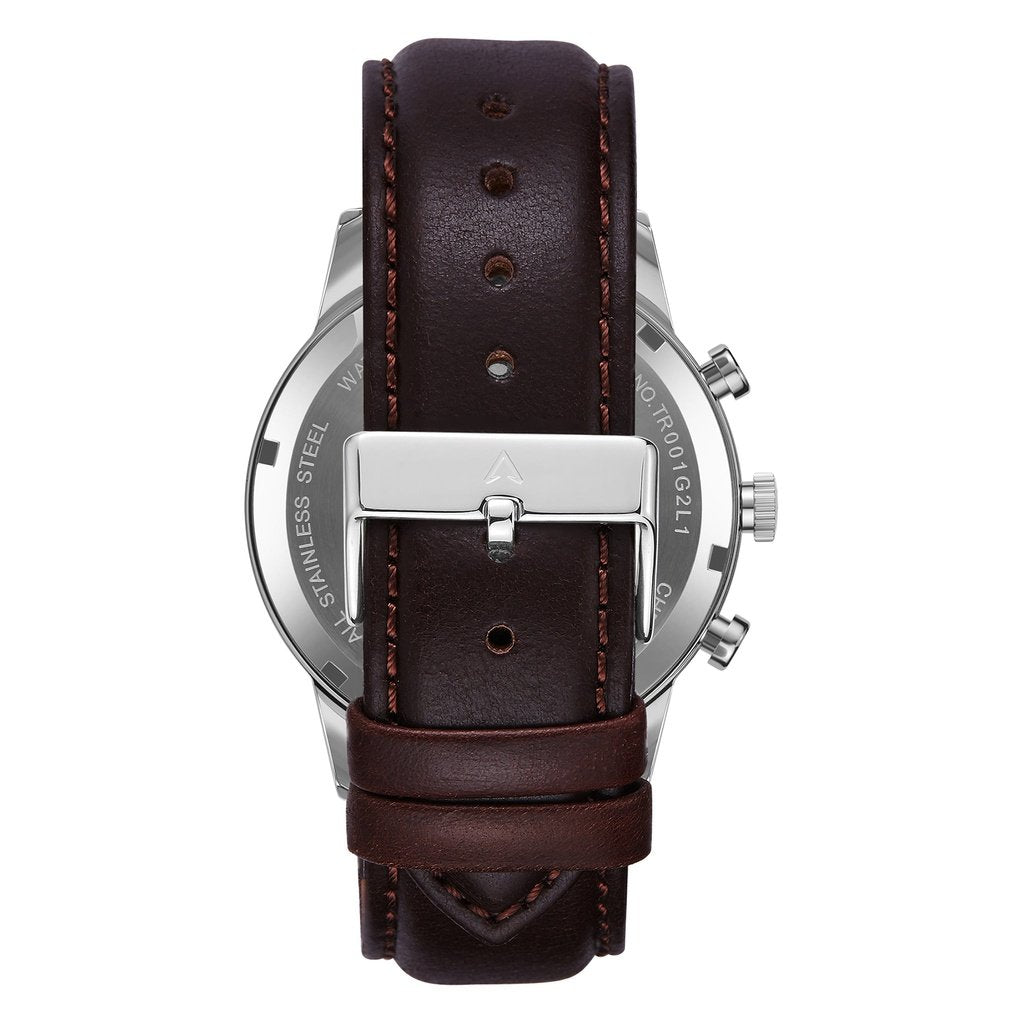 TRNDA Men's Stainless Steel Watch, Gray Dial | TRNDA43MM-4