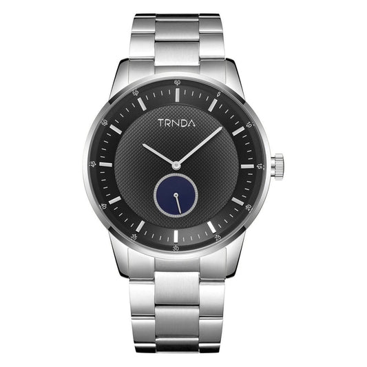 TRNDA Men's Stainless Steel Watch, Gray Dial | TRN-SS43GD-0