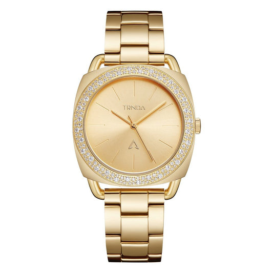 TRNDA Women's Gold Stainless Steel Watch, Gold Dial | TRNDA35.8-0