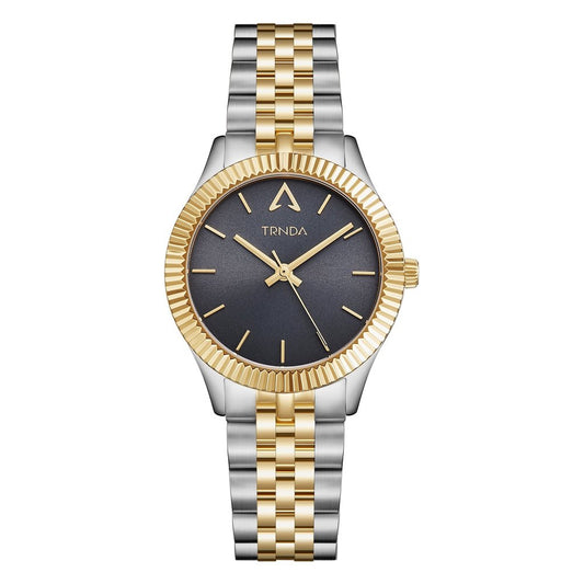 TRNDA Women's Stainless Steel Watch, Gray Dial | TRN-SS32MM-0