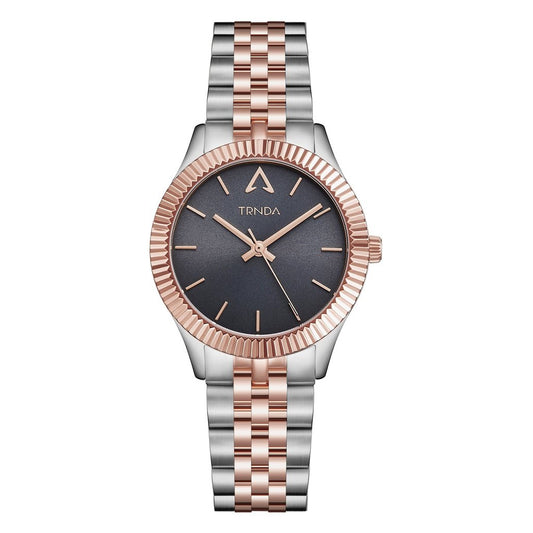 TRNDA Women's Stainless Steel Watch, Gray Dial | TRN-032SRG-0