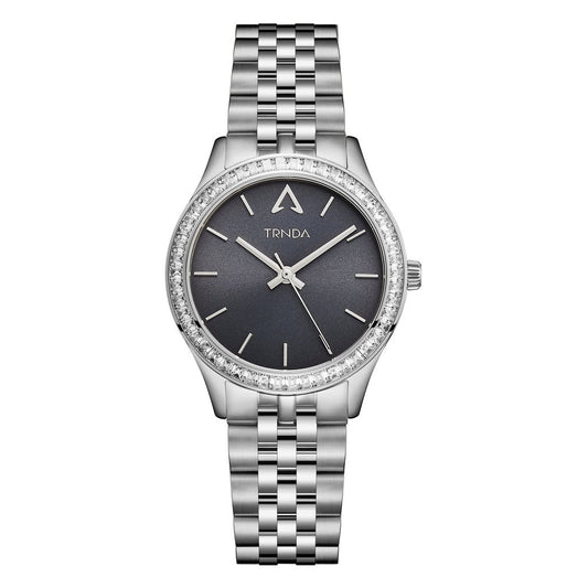 TRNDA Women's Stainless Steel Watch, Gray Dial | TRN-SS32-GD-0