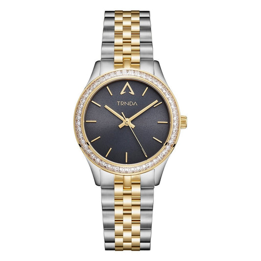 TRNDA Women's Stainless Steel Watch, Gray Dial | TRN-W32SGBG-0