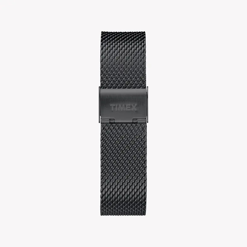Timex Men's Black Stainless Steel Watch, Black Dial | TW2R27300-2