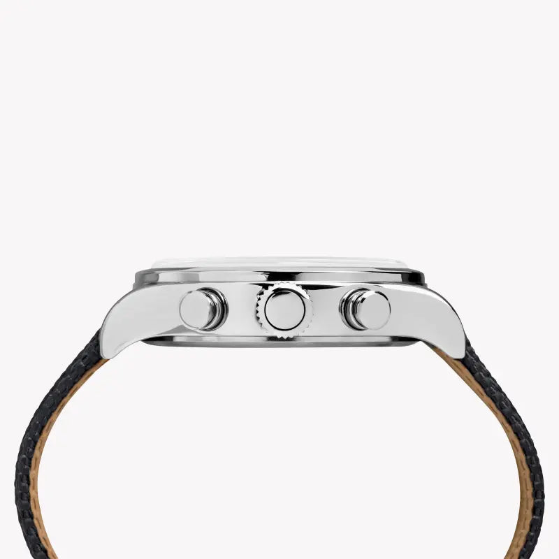 Timex Men's Black Fabric Watch, Silver Case | TW2R38200-1