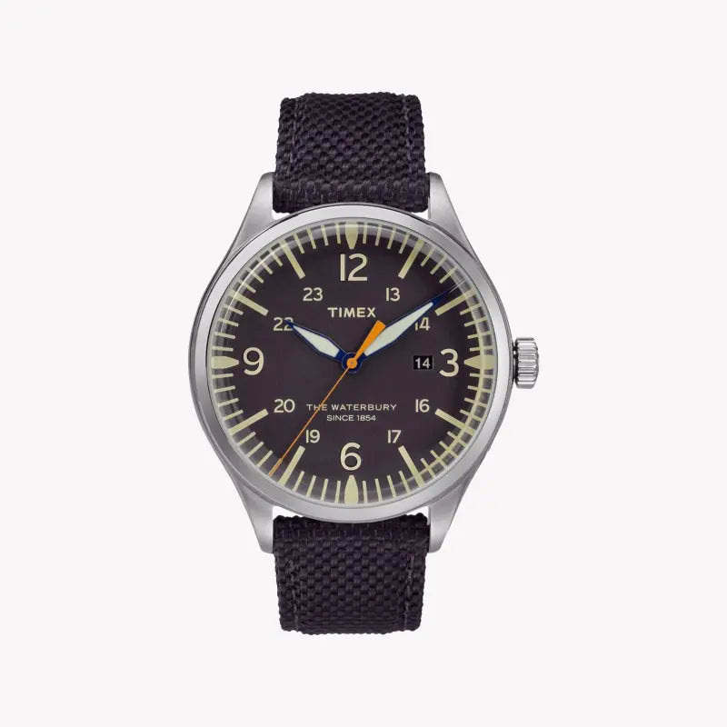 Timex Men's Black Fabric Watch, Black Dial | TW2R38500-0