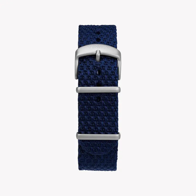 Timex Men's Blue Fabric Watch, Brass Case | TW2T30400-2
