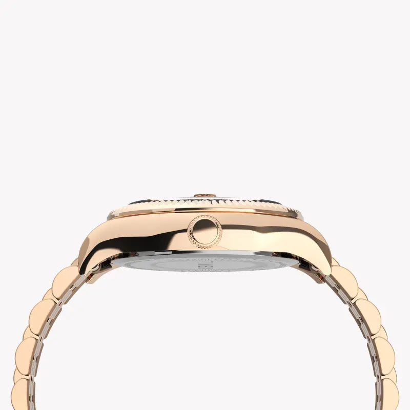 Timex Women's Rose Gold Stainless Steel Watch, 34mm | TW2T86800-1