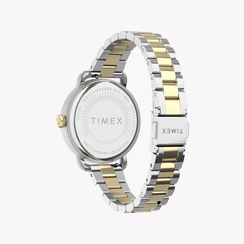 Timex Women's Silver Dial, Stainless Steel Band | TW2U13800-3