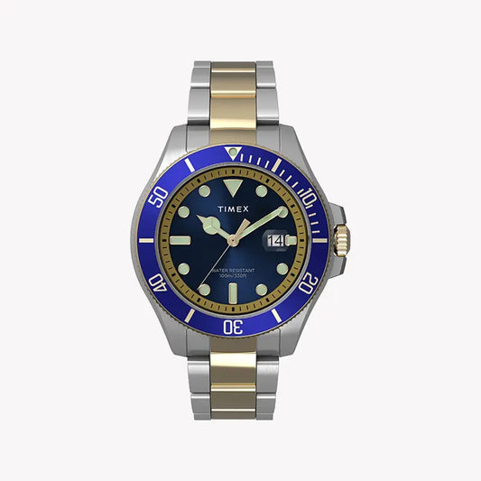 Timex Men's Blue Dial Watch, 2T Stainless Steel | TW2U71800-0
