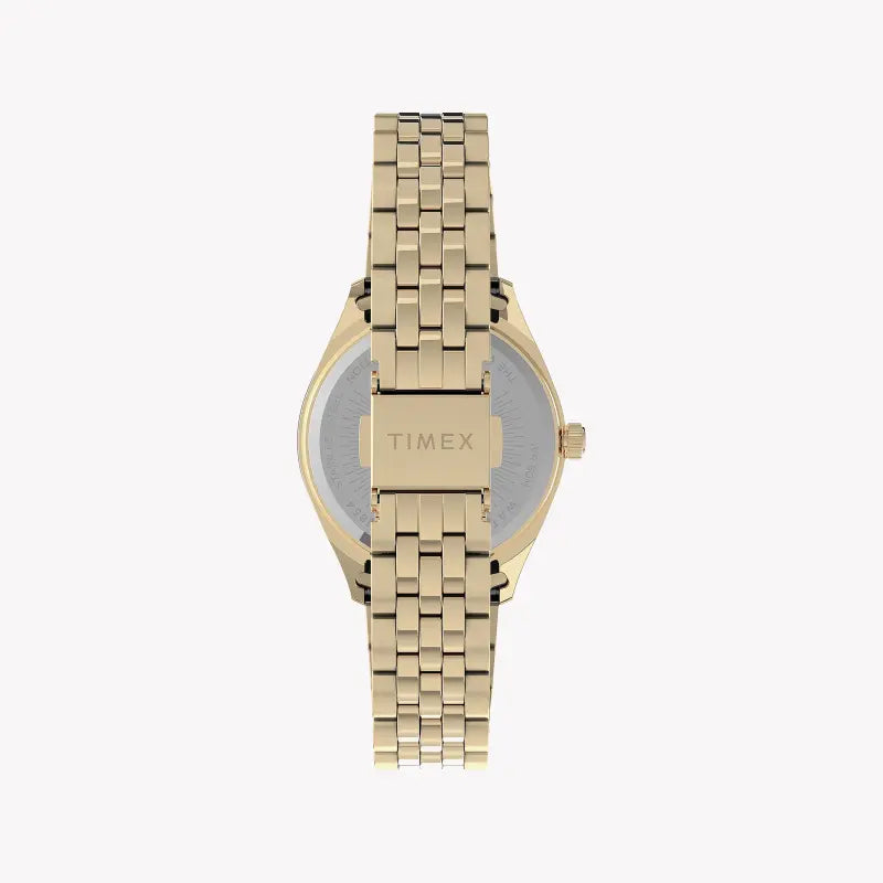 Timex Women's Gold Stainless Steel Watch, Gold Dial | TW2U78500-3