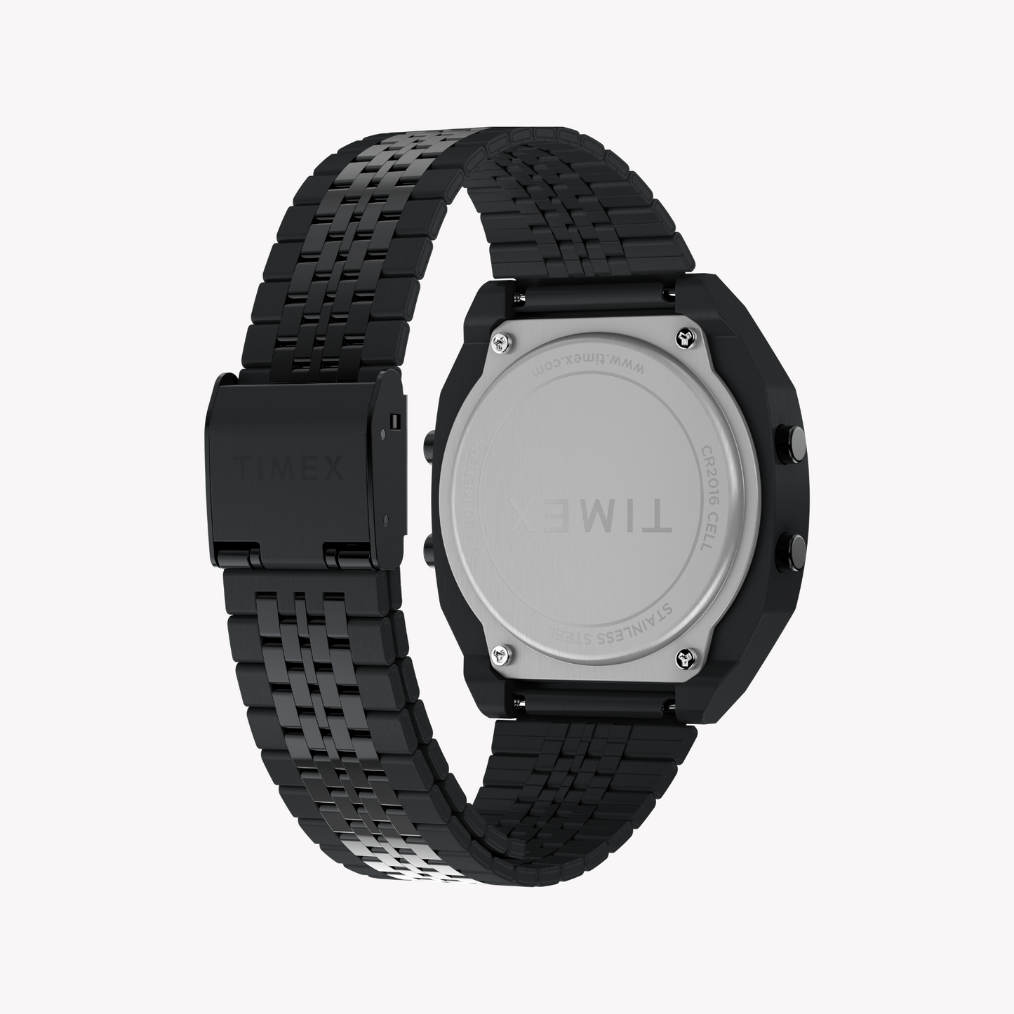 Timex Men's Black Stainless Steel Watch | Model TW2W91600-2
