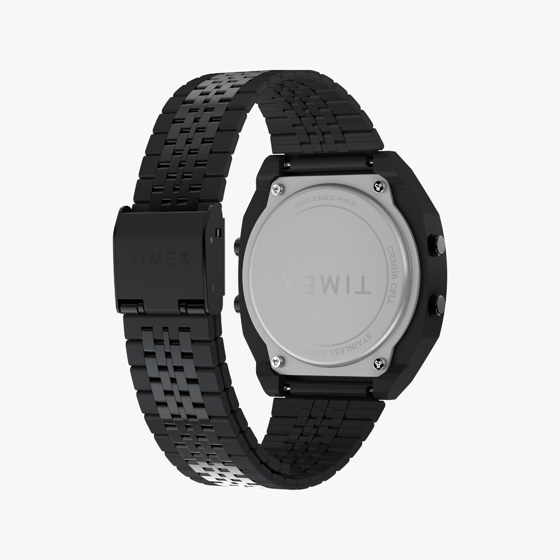 Timex Men's Black Stainless Steel Watch | Model TW2W91600-2