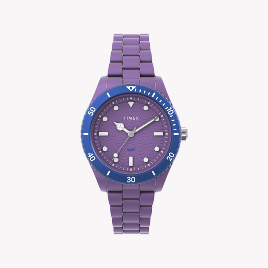 Timex Women's Purple Watch, Tide Ocean Plastic | TW2Y04800-0