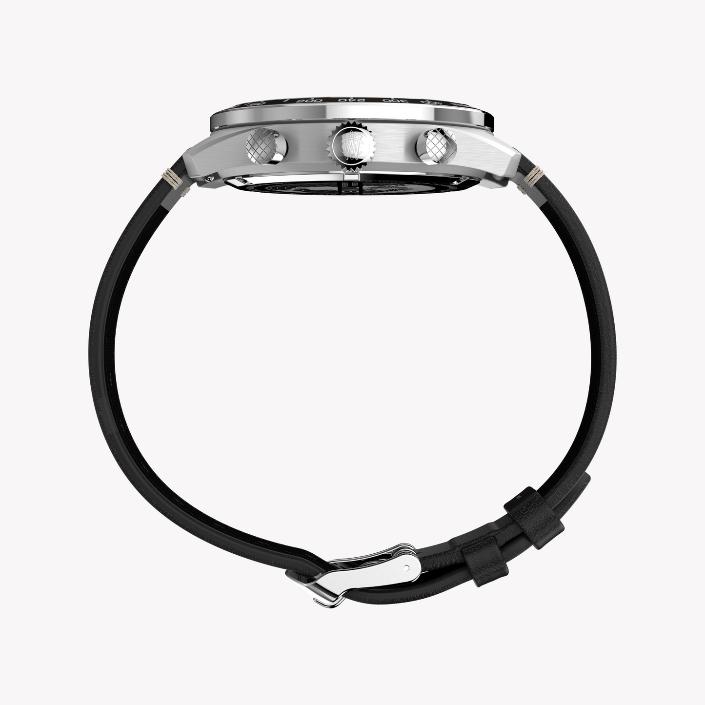 TIMEX Men's Steel/Blue, Leather/Black | TW2Y18600-1